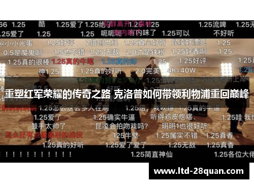 重塑红军荣耀的传奇之路 克洛普如何带领利物浦重回巅峰