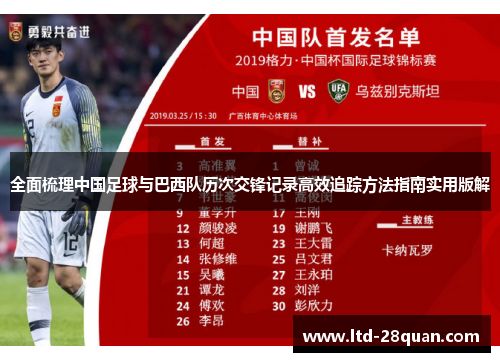全面梳理中国足球与巴西队历次交锋记录高效追踪方法指南实用版解 全面梳理中国足球与巴西队历次交锋记录高效追踪方法指南实用版解