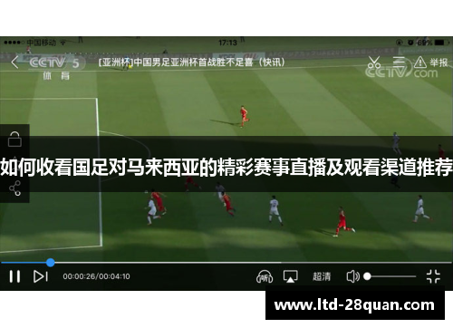 如何收看国足对马来西亚的精彩赛事直播及观看渠道推荐